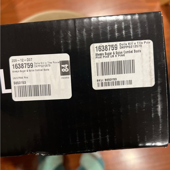 [SOLD] NEW! Dolls Kill x Powerpuff Girls 💗 Combat Boots Pink - Picture 7 of 11